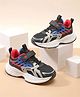 Cute Walk by Babyhug Velcro Closure Solid Sneaker Shoes - Black