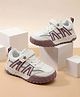 Cute Walk by Babyhug Velcro Closure Solid Sneaker Shoes - Purple