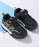 Cute Walk by Babyhug Velcro Closure Solid Sneaker Shoes - Black
