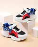 Cute Walk by Babyhug Velcro Closure Glitter Printed Sneaker Shoes - Black