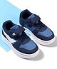 Cute Walk by Babyhug Velcro Closure Solid Sneaker Shoes - Navy Blue