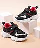 Cute Walk by Babyhug Velcro Closure Solid Sneaker Shoes - Black