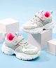 Cute Walk by Babyhug Velcro Closure Solid Sneaker Shoes - Grey