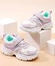 Cute Walk by Babyhug Velcro Closure Solid Sneaker Shoes - Purple