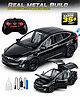 Fiddlerz Diecast Remote Control Car Toy for Kids with Mist Spray Action High Speed RC Car Rechargeable RC Vehicle for Boys & Girls Age 3+ (Black)