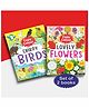 Copy Colour Combo 3 I Copy Colour Chirpy Birds & Lovely Flowers I Activity Books Set of 2 | Fun Colouring & Early Learning Books for Kids I Pack of 2 Books for ages 3 to 6 years - English