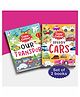 Copy Colour Combo 4 I Copy Colour Our Transport & Speedy Cars I Activity Books Set of 2 | Fun Colouring & Early Learning Books for Kids I Pack of 2 Books for ages 3 to 6 years - English