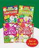 Anytime Copy Colour Combo 1 I Early Learning & Art Activity Books I Anytime Copy & Colour Fun Pack I Creative Colouring Combo of Cartoons, Flowers I Pack of 4 Books for ages 3 to 6 years - English