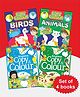 Anytime Copy Colour Combo 3 I Early Learning & Art Activity Books I Anytime Copy & Colour Fun Pack I Creative Colouring Combo of Birds, Animals I Pack of 4 Books for ages 3 to 6 years - English