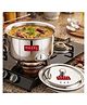 HAZEL Stainless Steel Patila with Lid Cooking Vessel, 1500ml | Mirror Finish Cooking Pot | Durable Induction & Gas Compatible Bhagona / Tope for Boiling Milk, Tea, and Cooking | Silver