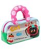 FunBlast Large Capacity Transparent Pencil Pouch with Zipper and Handle for Kids Pack of 1 Pouch (Multicolor-D)