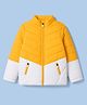 Pine Kids Woven Full Sleeves Padded Jacket - Yellow