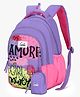 Genie 15 Inches Amore 20 Litres Kids School Backpack with 3 Compartments - Purple