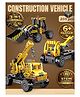 Plastic Educational Building Blocks City 3 in 1 Engineering Vehicle Grab Construction Children DIY Brick Toys 235 Pieces