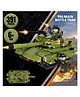 Elecart Toy Model Kit Educational STEM DIY Brick Toy ABS Plastic Building Blocks FC4001  Military Army Tank Construction 391 Pieces