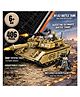 Elecart Military M1A2 Main Battle Tank Building Block Set Army Weapon Tank Model Brick Toy Compatible Construction Bricks  Educational DIY Building Toy Gift 406 Pieces
