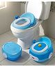 LuvLap 3-in-1 Potty Training Seat for Kids With Removable Pot & Safety Handles - Blue