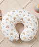 VOIDROP Pure Muslin Nursing & Breastfeeding Support Pillow Helper for Mother and Baby Pillow with Detachable Cover- Bear Print