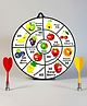 NIYANA TOYZ Magnetic Dart Board Game with Fruits Theme, Colorful Target Board with 2 Magnetic Darts Safe No Sharp Edge Design for Kids (Fruit)