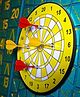 NIYANA TOYZ Magnetic Dart Board (Yellow)