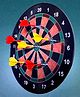 NIYANA TOYZ Magnetic Dart Board (Black)