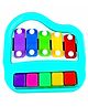 NIYANA TOYZ Musical Piano With Xylophone- Blue