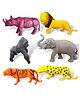NIYANA TOYZ Wild Animal Figurines - 6 Pieces