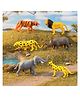 NIYANA TOYZ Wild Animal Figures-6 Pieces