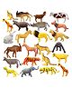 NIYANA TOYZ Wild & Farm Animal Figures-24 Pieces