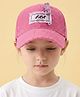 Vritraz Woven Glimmed Text Pin Applique Detailed Baseball Cap - Pink - Circumference - 52 - 56 Cms