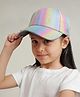 Vritraz Woven Tie Dye Striped Baseball Cap - Multi Colour - Circumference - 52 - 56 Cms