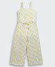 Tiny Girl Woven Sleeveless Abstract Printed Jumpsuit - Pink