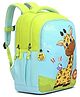 Skybags 14 Inches Giraffe Print Buddy 17 Litres Casual Backpack With 3 Compartments & Adjustable Shoulder Strap - Green
