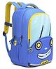 Skybags 15 Inches Buddy Plus Car Print 20 Litres Casual Backpack With 3 Compartments & Adjustable Shoulder Strap - Blue