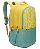 Skybags  18 Inches Klan Plus 37 Litres Caligraphy Casual Backpack for Boys & Girls with 3 Compartments & Adjustable Shoulder Strap - Yellow