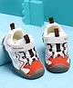 KIDLINGSS Colour Blocked Mesh Detailed Velcro Closure Shoes - Brown