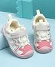 KIDLINGSS Colour Blocked Mesh Detailed Velcro Closure Shoes - Light Pink