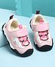 KIDLINGSS Colour Blocked Mesh Detailed Velcro Closure Shoes - Light Pink