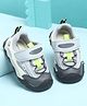 KIDLINGSS Colour Blocked Mesh Detailed Velcro Closure Shoes - Grey