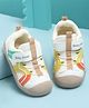 KIDLINGSS Abstract Designed Velcro Closure Shoes - Yellow