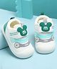 KIDLINGSS Colour Blocked Bunny Applique Detailed Velcro Closure Shoes - Green