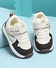 KIDLINGSS Alligator Designed Velcro Closure Shoes - Brown