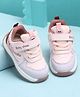 KIDLINGSS Alligator Designed Velcro Closure Shoes - Light Pink