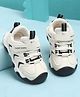 KIDLINGSS Colour Blocked Velcro Closure Shoes - Black