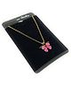 SKD Butterfly Charm Detailed Necklace - Pink