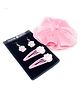 SKD Paw Applique Detailed Jewellery Combo Set - Pink