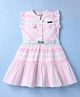 Enfance Core Cotton Woven Sleeveless Striped Dress Pink & Blue 2-3 Years