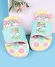 Babyoye Velcro Closure Sliders With Floral Print - Multicolor