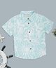 Pantaloons Baby Cotton Half Sleeves Tropical Theme Printed Shirt - Blue
