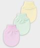 Mi Arcus Pack Of 3 Solid Mittens - Multi Colour